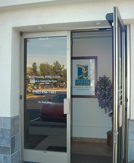 Dental office entryway