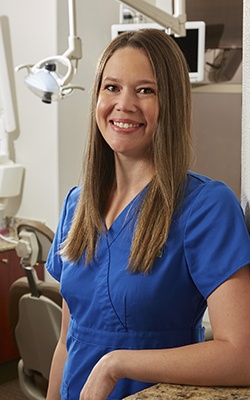 Dental hygienist Francesca